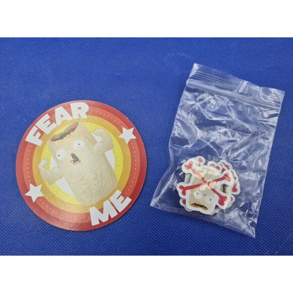Throw Throw Burrito REPLACEMENT Fear Me & Bruise Tokens - Picture 2 of 5